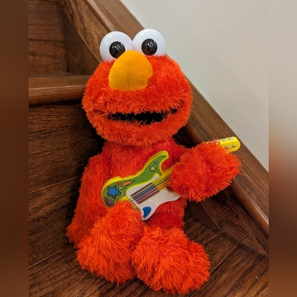 Vintage Sesame Street bundle talking moving Elmo &  Cookie Monster & plush Ernie - Picture 6 of 10